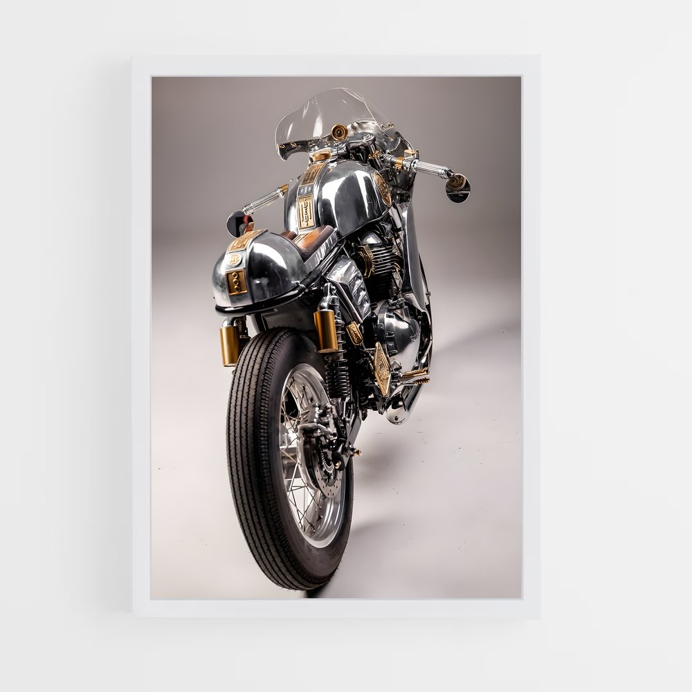 Poster de la GT Continental chic – affiche Royal Enfield (vue 3)